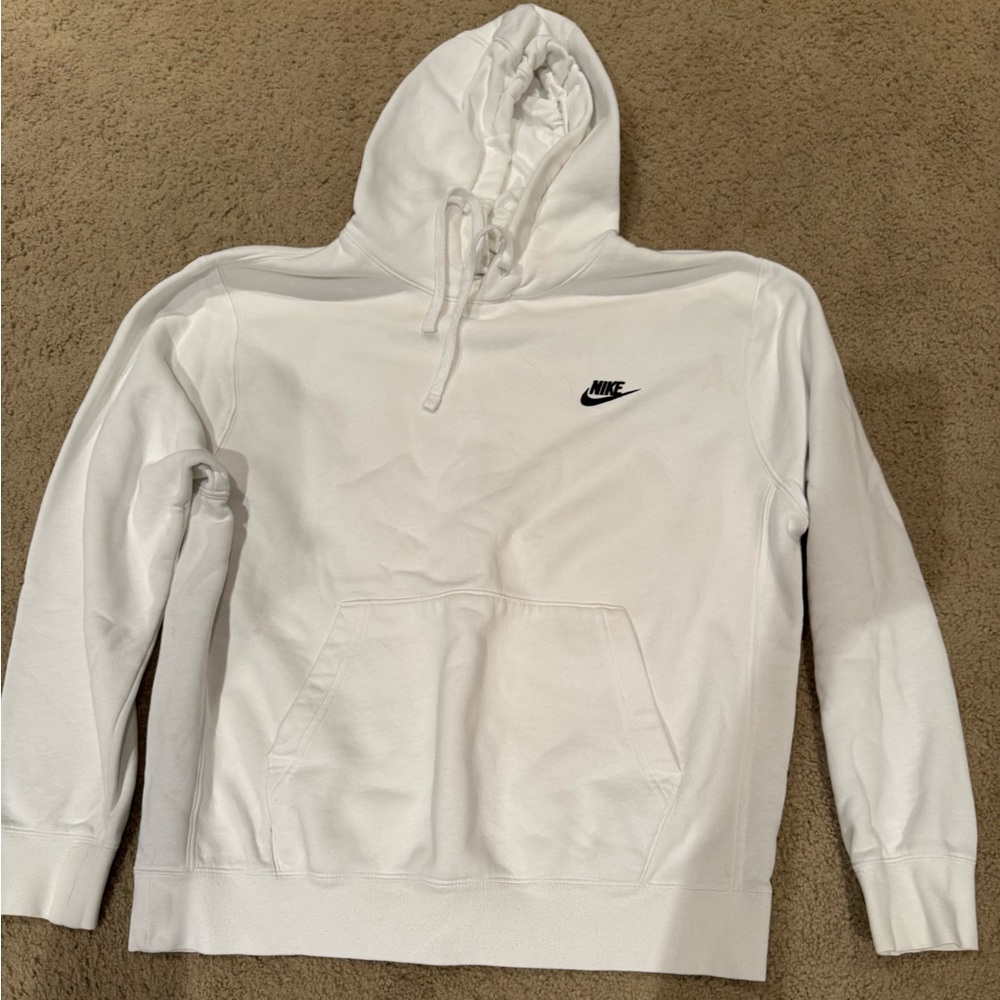 Nike Men's Classic White Hoodie